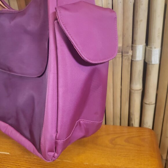 Travelon Hobo Crossbody Purse Purple - Picture 5 of 10